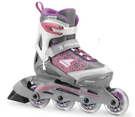 Купить Детские ролики с защитой Rollerblade Comet Girl Pink раздвижные