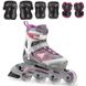 Детские ролики с защитой Rollerblade Comet Girl Pink раздвижные 1