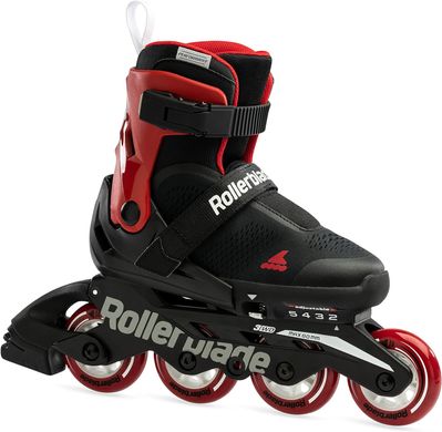 Купити Дитячі роликові ковзани Rollerblade Microblade Free Black/Red розсувні