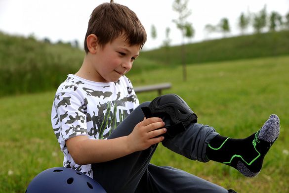 Купити Дитячі шкарпетки для роликів Rollerblade Kids Socks Black/Green