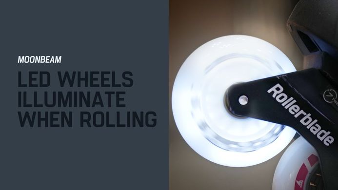 Купить Светодиодные колеса для роликов Rollerblade Moonbeam LED Wheels