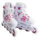 Детские ролики раздвижные Roces Jokey Girl White/Pink 2